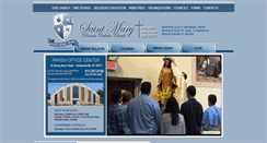 Desktop Screenshot of churchofsaintmary.org